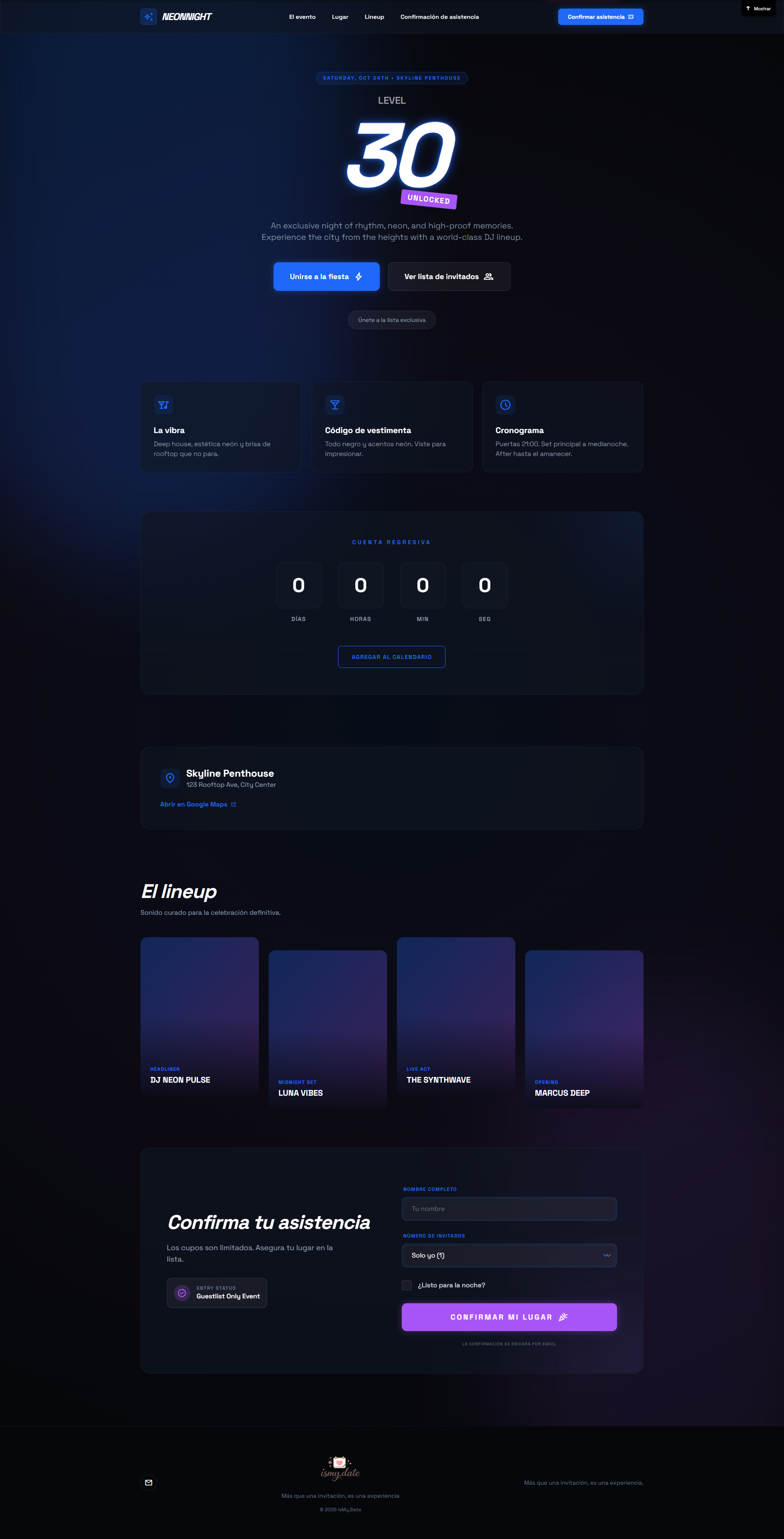 NeonNight - Level Unlocked