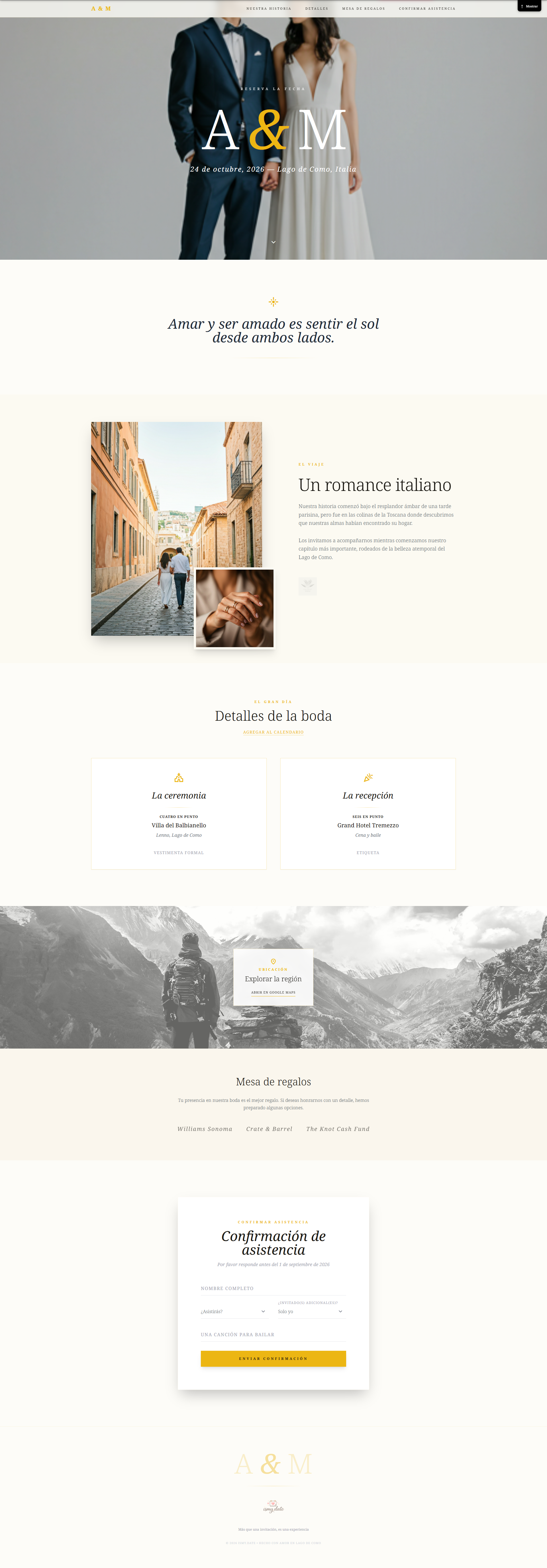 Boda Editorial A & M