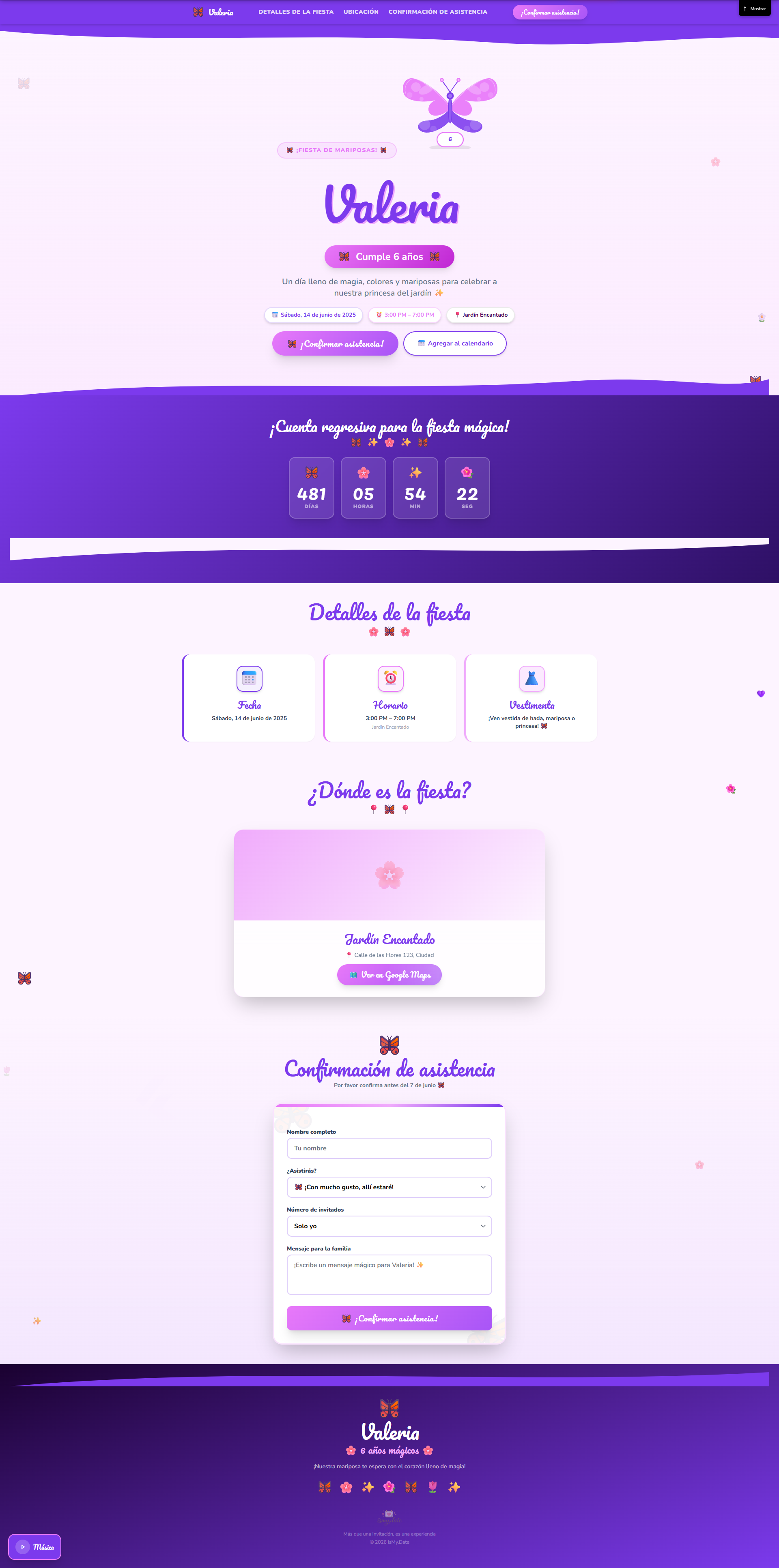 Mariposas – Jardín Mágico